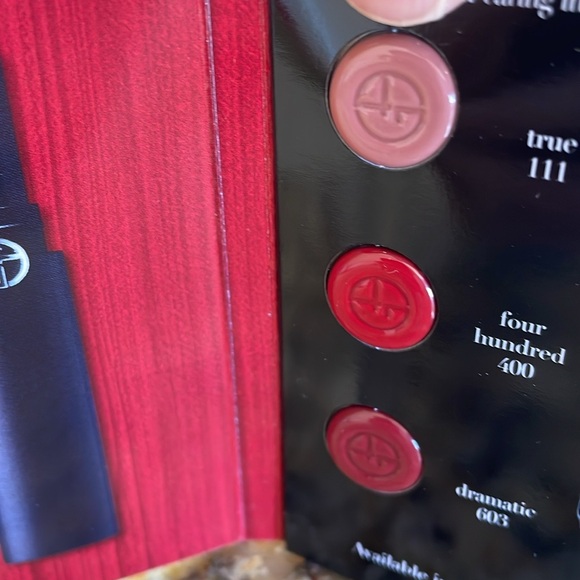 💄GIORGIO ARMANI LIPSTICK pods.
3 Colors
Perfect for your purse! - Picture 4 of 5